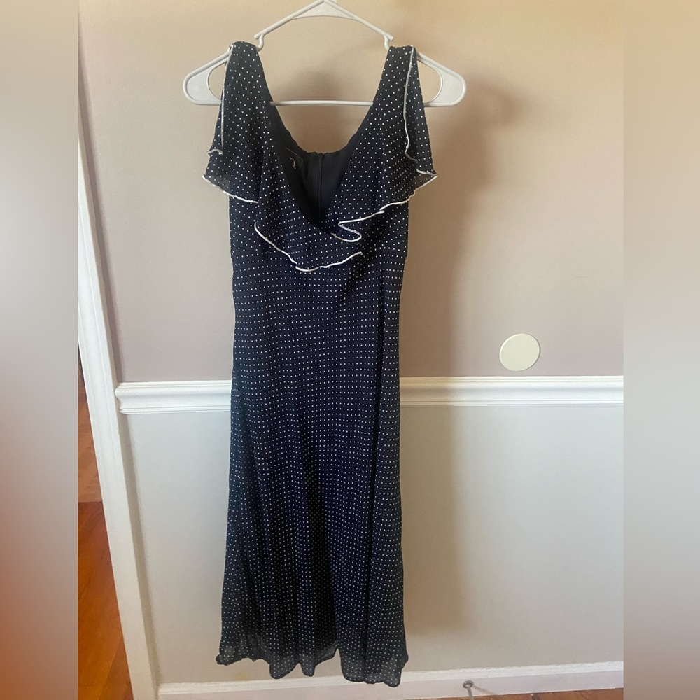 Melissa Collection Black and White Polka Dot Dress